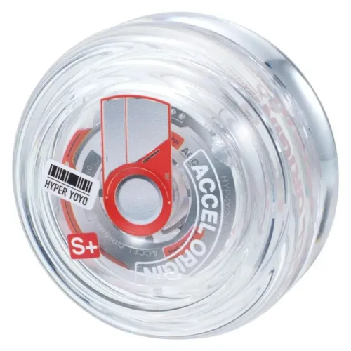 Accel Hyper Yoyó Transparente con Cuerda 60007  BANDAI