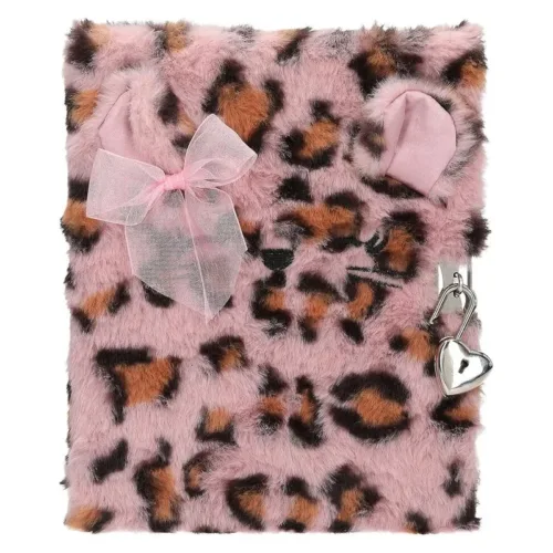 TOPModel Diario Cosy Cat con Cerradura y Pelaje Rosa 13357 Depesche