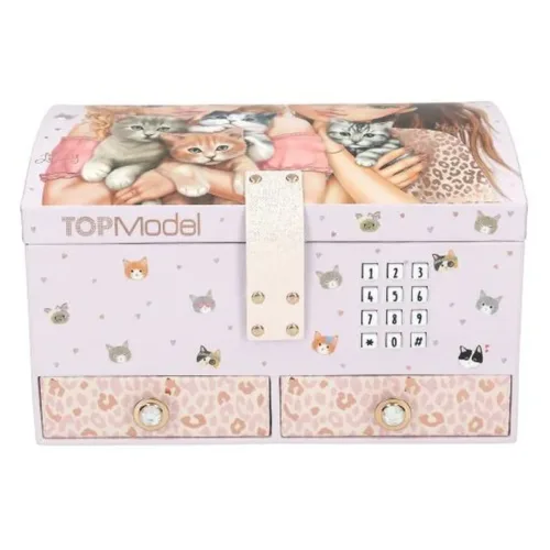 TOPModel joyero con código secreto y sonido CAT LOVE 13578 Depesche