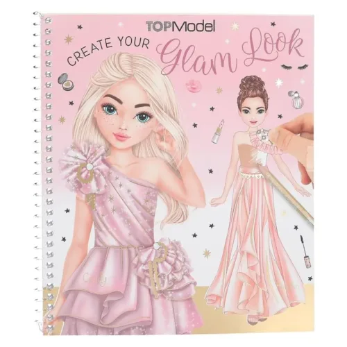 TOPModel  Libro para Colorear Create Your Glam Look 13583 Depesche