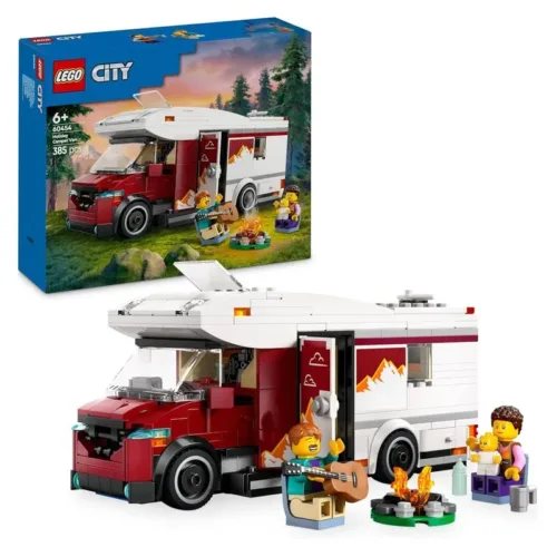 LEGO City Autocaravana de Vacaciones y 3 Minifiguras 60454