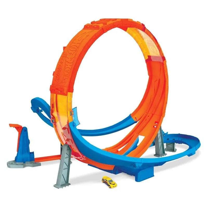 Hot Wheels Pista de Coches Desafío con Looping HCB00 MATTEL - Imagen 2