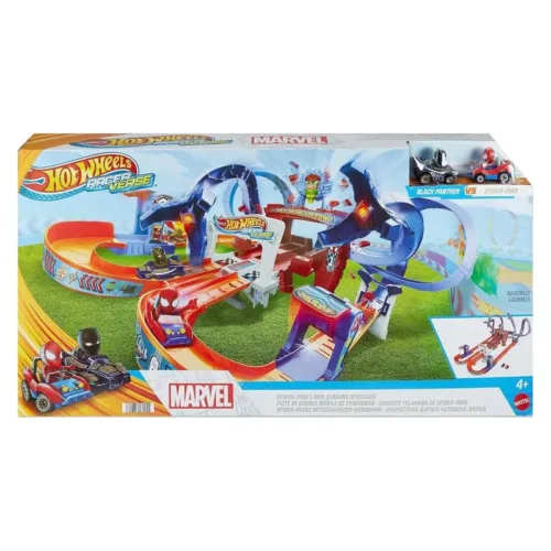 Hot Wheels Telaraña de Spider-Man RacerVerse HTM08 MATTEL