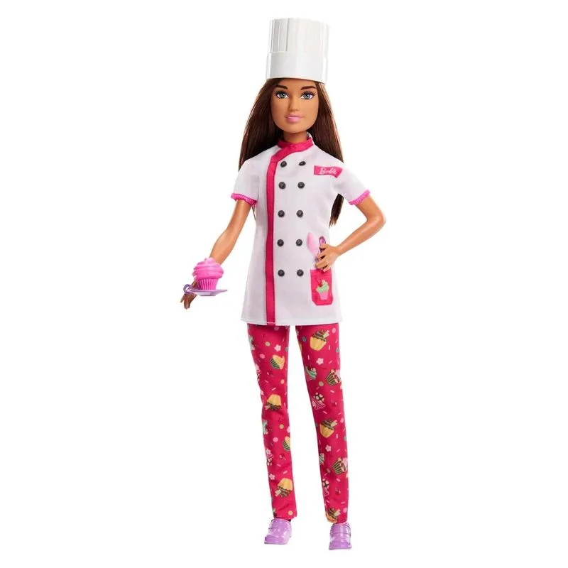 Barbie tu puedes ser Chef Pastelera con accesorios HKT67 MATTEL