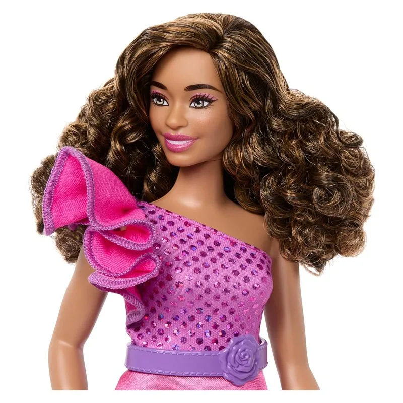 Barbie Fashionista Curvilinea castaña Nº225 HRH22 MATTEL - Imagen 2