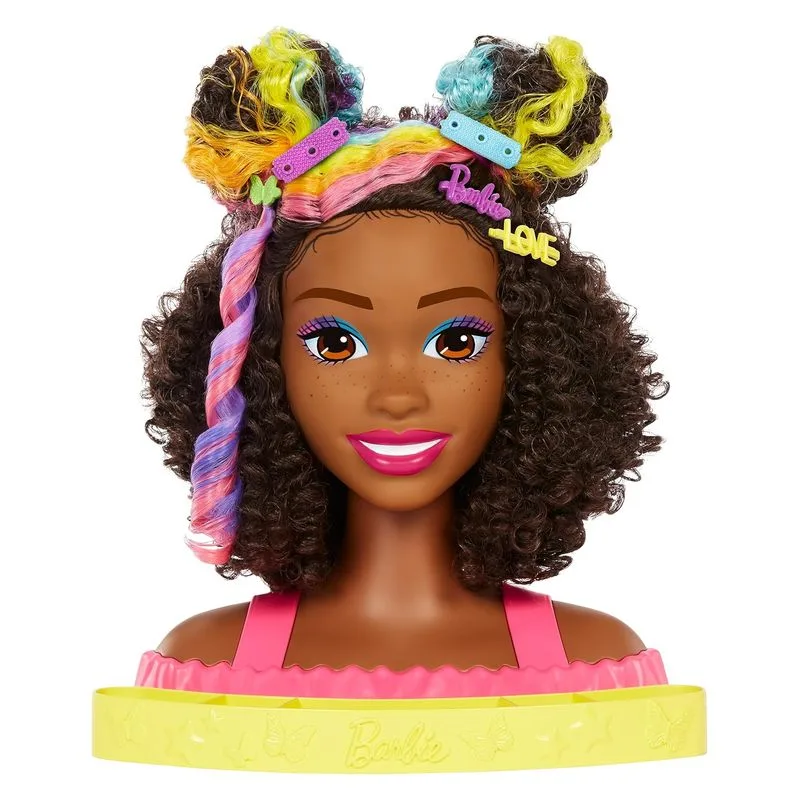 Busto Barbie total hair colour reveal para peinarHMD79 MATTEL