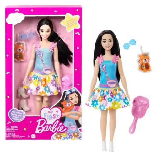 Muñeca My First Barbie asiatica 34 cm altura HLL22 MATTEL