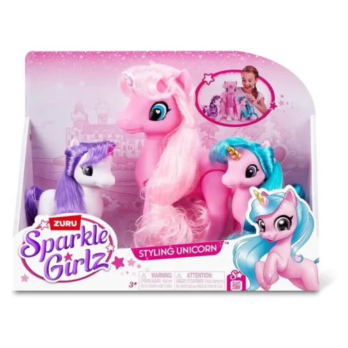 Zuru Sparkle Girlz 3 Unicornios de Colores 100373