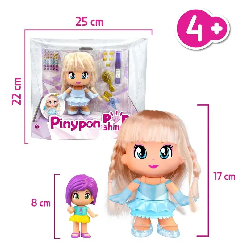 Famosa Pinypon Pop & Shine Cuentos, Figura de 17 cm PNY79000 - Imagen 2