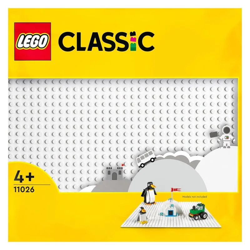 LEGO Classic Base Blanca de 32x32 Tacos para Construir 11026 Lego