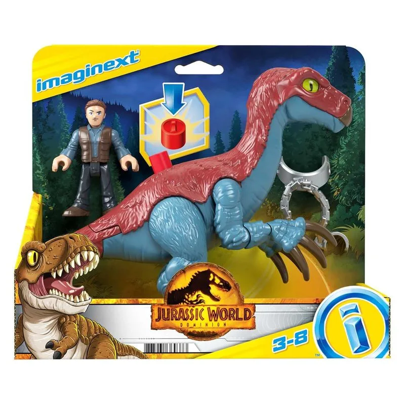 Jurassic World Imaginext Therizinosaurus GVV63sFMX88 MATTEL - Imagen 2