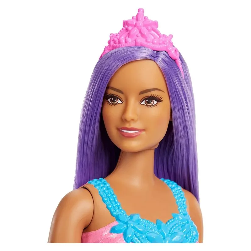 Barbie Dreamtopia corona rosa pelo lila HGR17sHGR13 MATTEL - Imagen 2