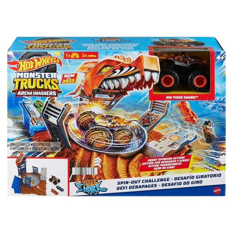 Hot Wheels Monster Trucks Arena World Reto de Derrapes HNB93 MATTEL