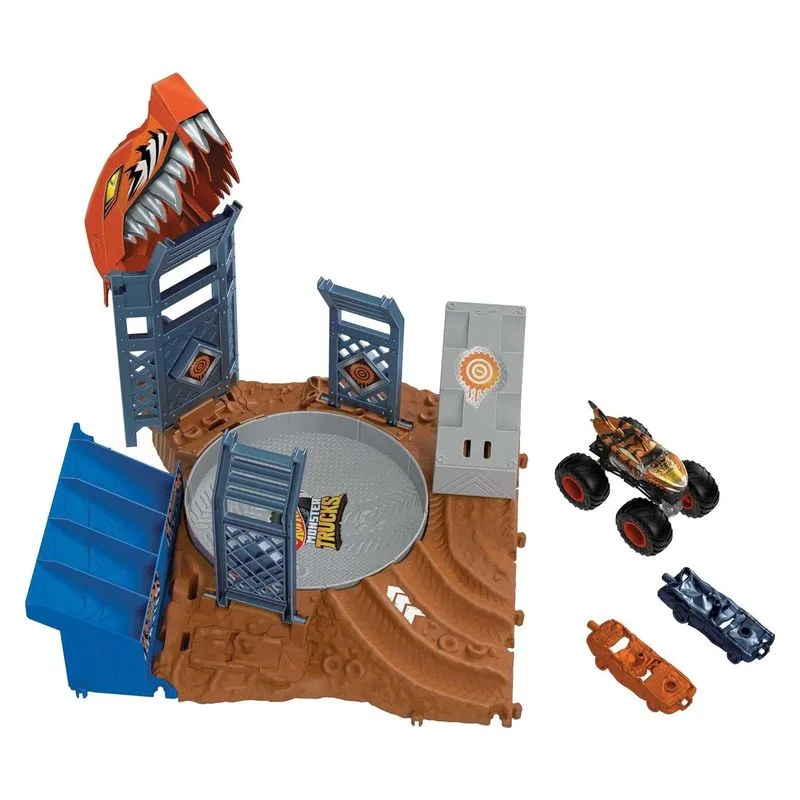 Hot Wheels Monster Trucks Arena World Reto de Derrapes HNB93 MATTEL - Imagen 2
