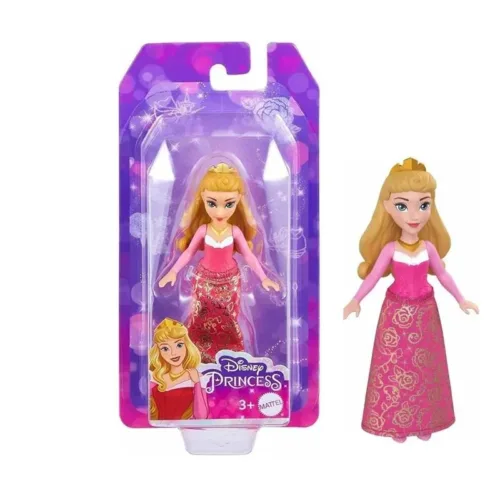 Mini princesa Aurora 9 cm Disney articulada HLW76sHLW69 MATTEL