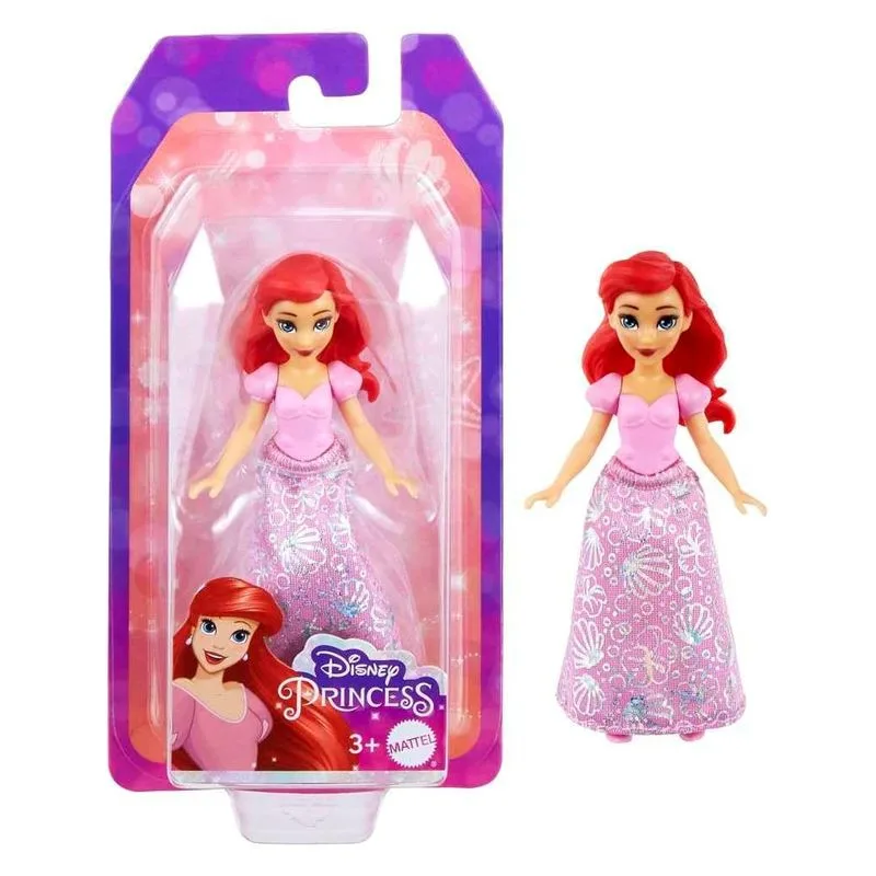 Mini princesa Ariel 9 cm Disney articulada HLW77sHLW69 MATTEL