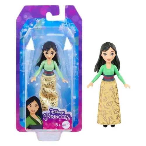 Mini princesa Mulan 9 cm Disney articulada HLW81sHLW69 MATTEL