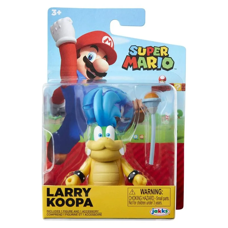 Figura Larry Koopa 10 cm Colección Super Mario 42448-LARRY JAKKS - Imagen 2