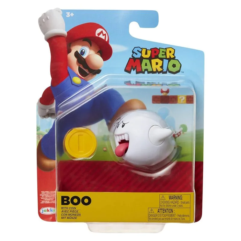 Figura Fantasma Boo 10 cm Colección Super Mario 42448-BOO JAKKS - Imagen 2