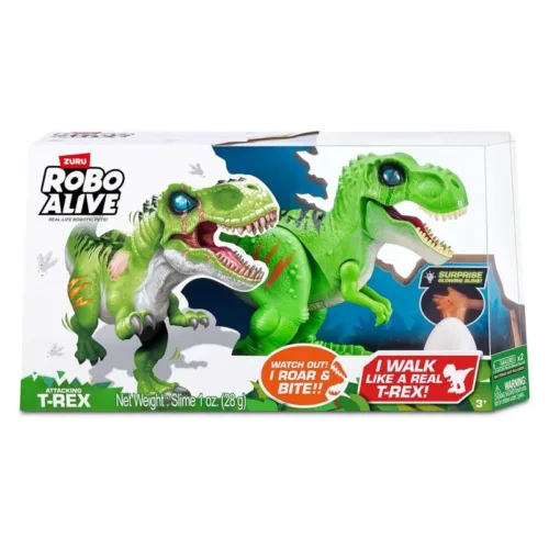 Zuru Robo Alive T-Rex Verde Attacking 7127-VD