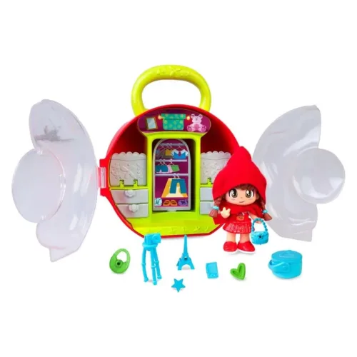 Famosa Pinypon Cuentos con Bolsito y Figura de Caperucita Roja 40651