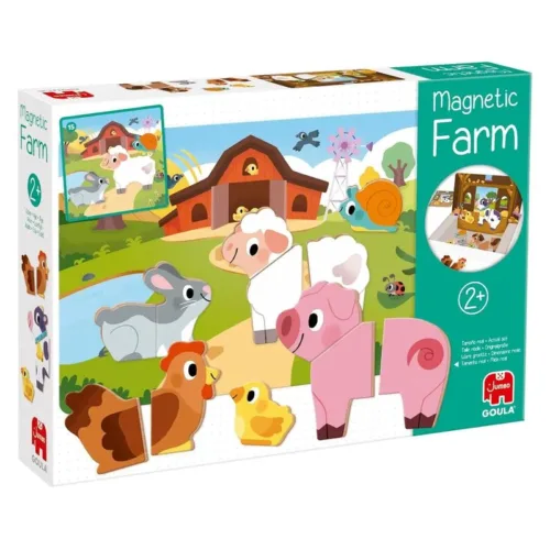Goula Magnetic Farm Libro magnético para niños 488