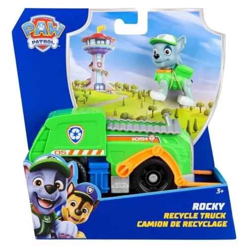 Spin Master Patrulla Canina Camión de Reciclaje y Figura Rocky 6071213