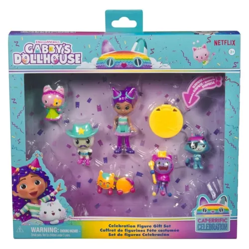 Spin Master Gabby Pack 5 Figuras de Celebración 6069603