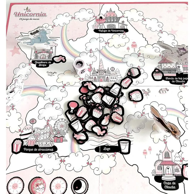 Atomo Games Unicornia. El Juego De Cartas Rosa 29802 - Imagen 2