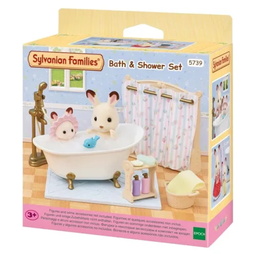 Epoch Sylvania Set de Baño y Ducha Casa de muñecas 5739