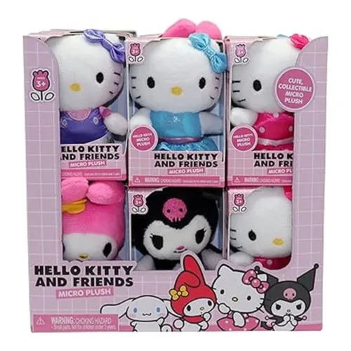 Hello Kitty – Microplush 8 cm, Modelos Surtidos Aleatoriamente HKT25000 FAMOSA su