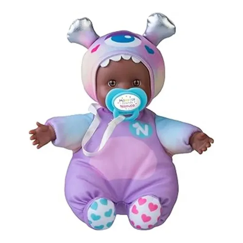 Nenuco Monster Friends Purple, Mini Bebé Monstruito Morado con Chupete 39869sNFNB1000 FAM