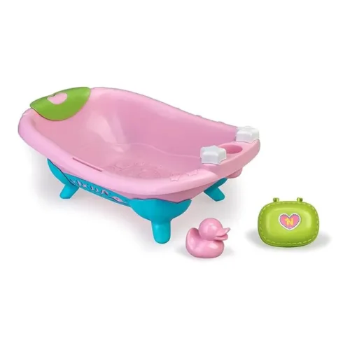 Nenuco Bañera para Muñecos, Diseño Moderno con Accesorios de Baño 700015614 FAMOSA