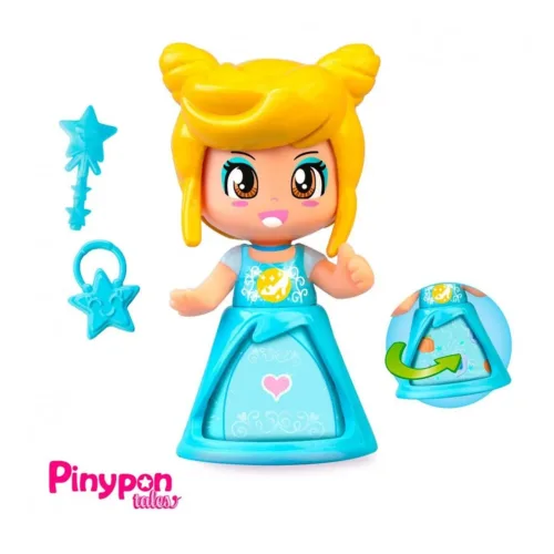 Pinypon Cuentos – Cenicienta Disney, Figura Coleccionable 40711sPNY75000 FA