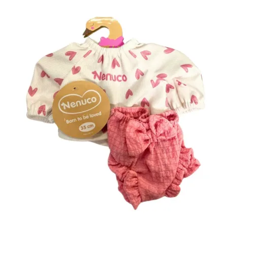 Vestido Corazones 35cm para muñecos Nenuco 40887sNFNC5000