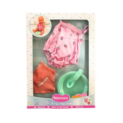 Body fresa 42cm con plato y cuchara para muñecos Nenuco 40892sNFNB8000