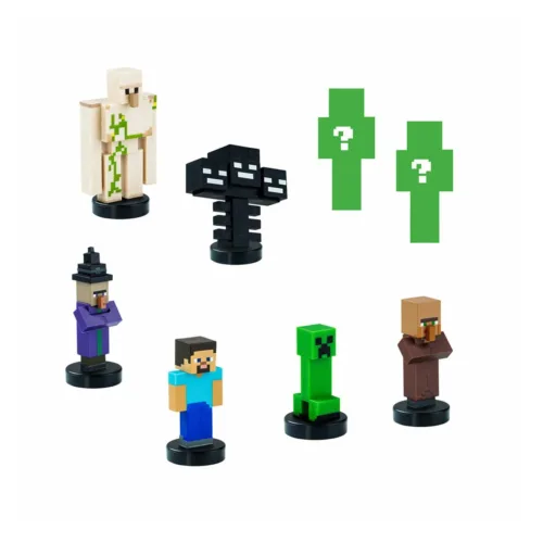 Minecraft Pack 2, Figura con Sello de 5 cm, Modelos Surtidos