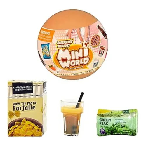 Bizak Mini World Kit Esencial, Cápsulas con 72 Mini Alimentos