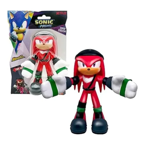 Bizak Sonic Monsterflex, Muñeco Extensible de Knuckles