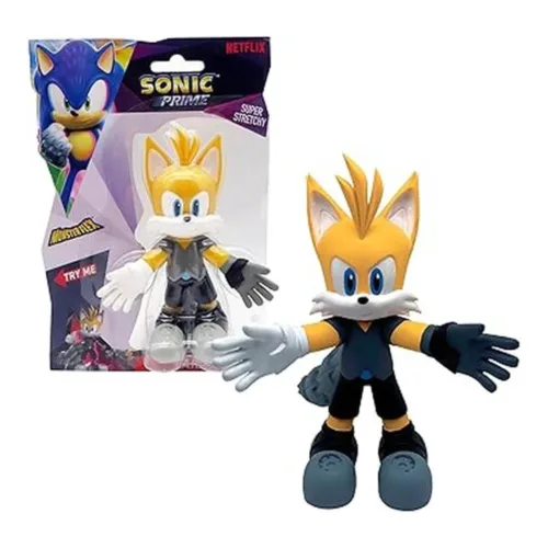 Bizak Sonic Monsterflex, Muñeco Extensible de Tails