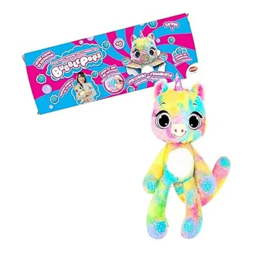 Bizak Bubble Pops – Peluche Unicornio Frambuesa, Aroma Dulce 64492004-UNIC.FRAM