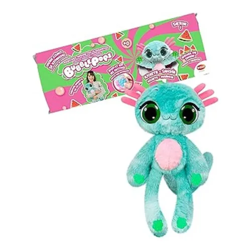 Bizak Bubble Pops – Peluche Ajolote Sandía, Aroma y Patitas STEM 64492004-AJOL.SAND