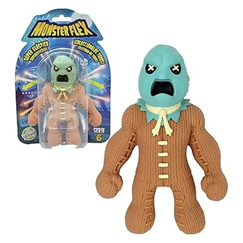 Bizak Monsterflex Rag Nightmare – Muñeco Extensible 25 cm, Colección 64390004-RAG-NIGHT