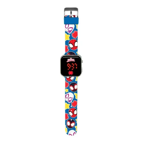 Kids Licensing Reloj LED Niño Spidey azul SPF4018 KIDS EUROS