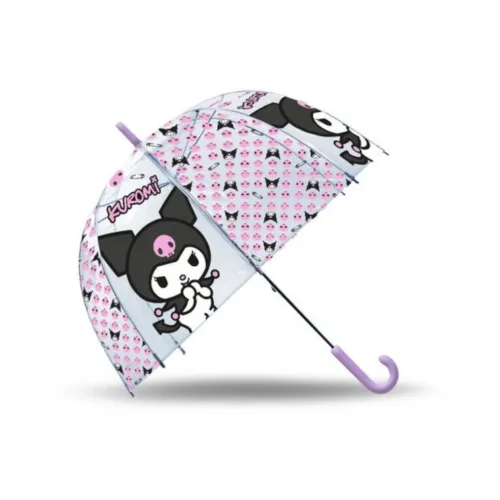 KUROMI PARAGUAS TRANSPARENTE MANUAL 45CM KU00005 KIDS EURO