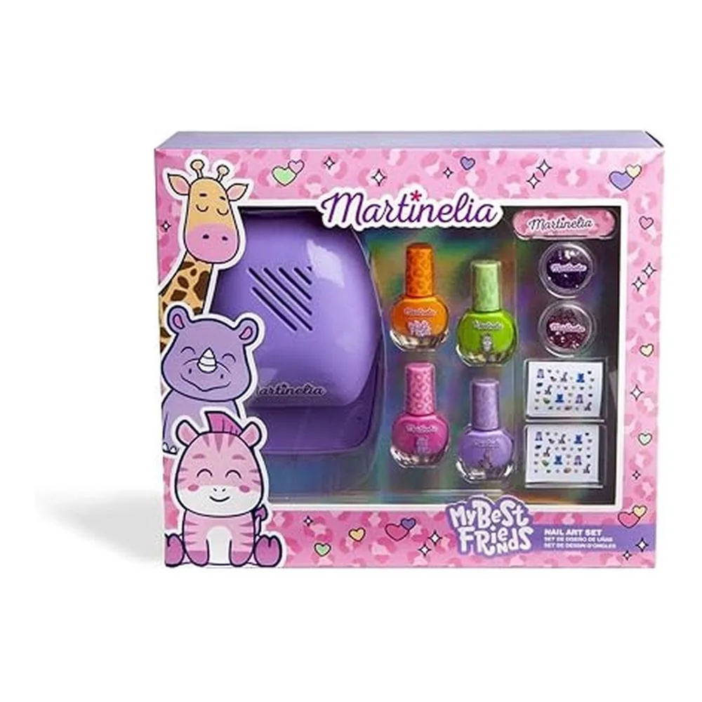 Set de Uñas My Best Friends con Secador Martinelia 12271 AQUARIUS