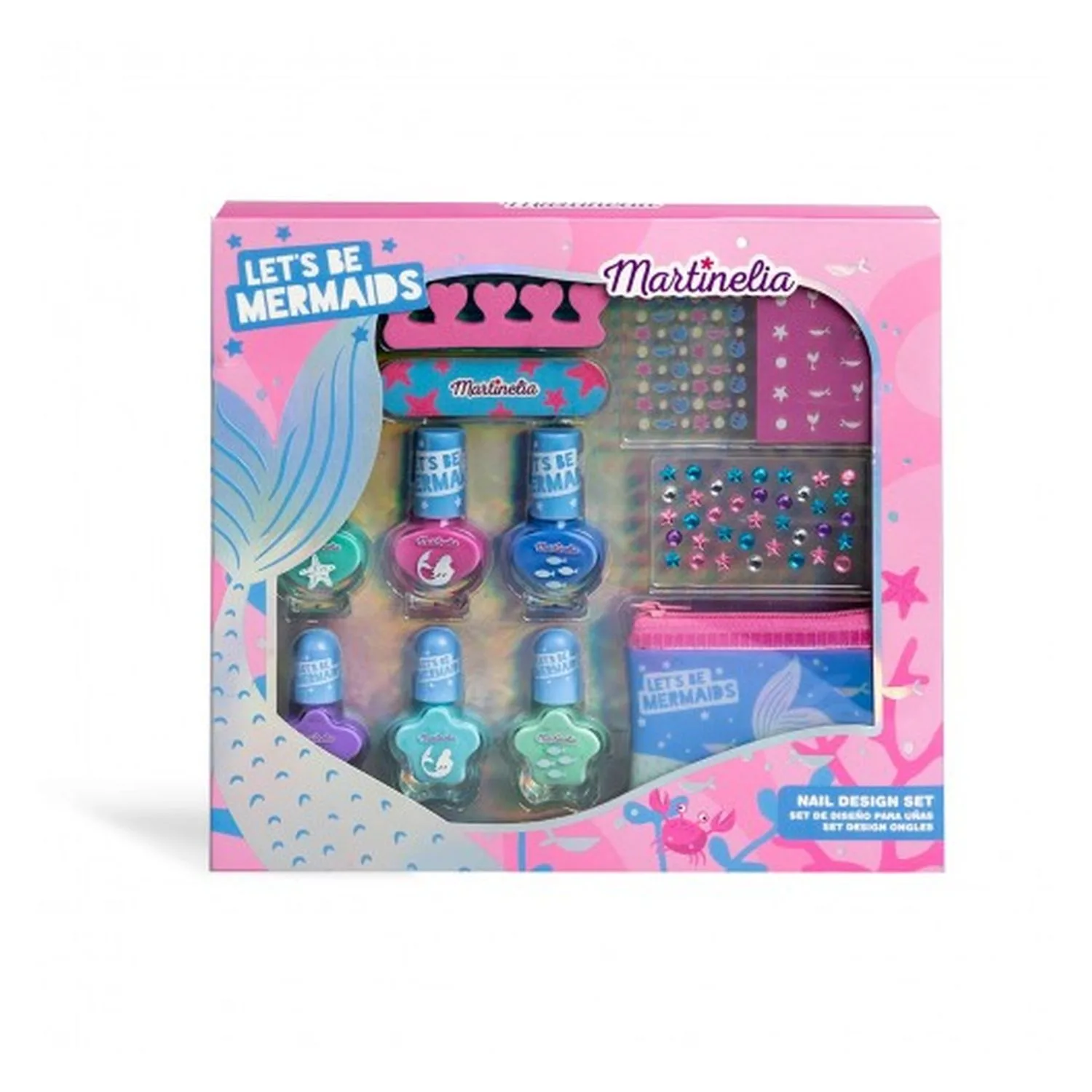 Set de Uñas Let's Be Mermaids Martinelia 12059 AQUARIUS