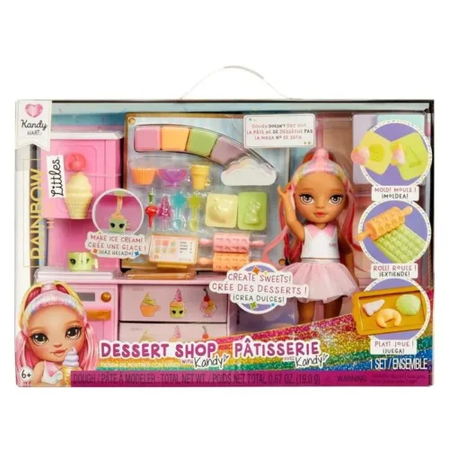 Muñeca Rainbow High Little Dessert Shop With Kandy 522058