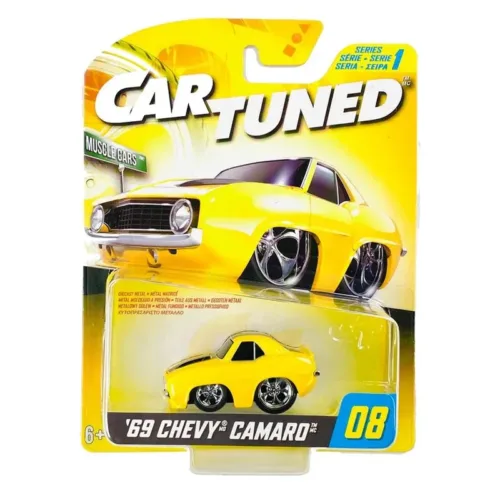 CarTuned 1969 Chevy Camaro No.8 Diecast Car – Series 1 MGA 593942s592631