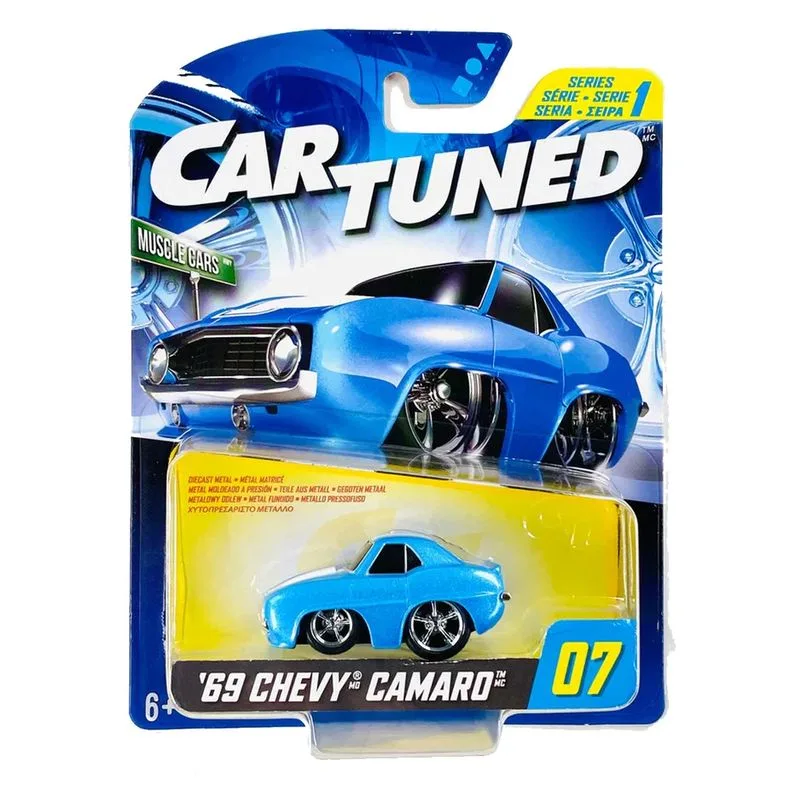 CarTuned 1969 Chevy Camaro No.7 Diecast Car - Series 1 MGA 594048s592631